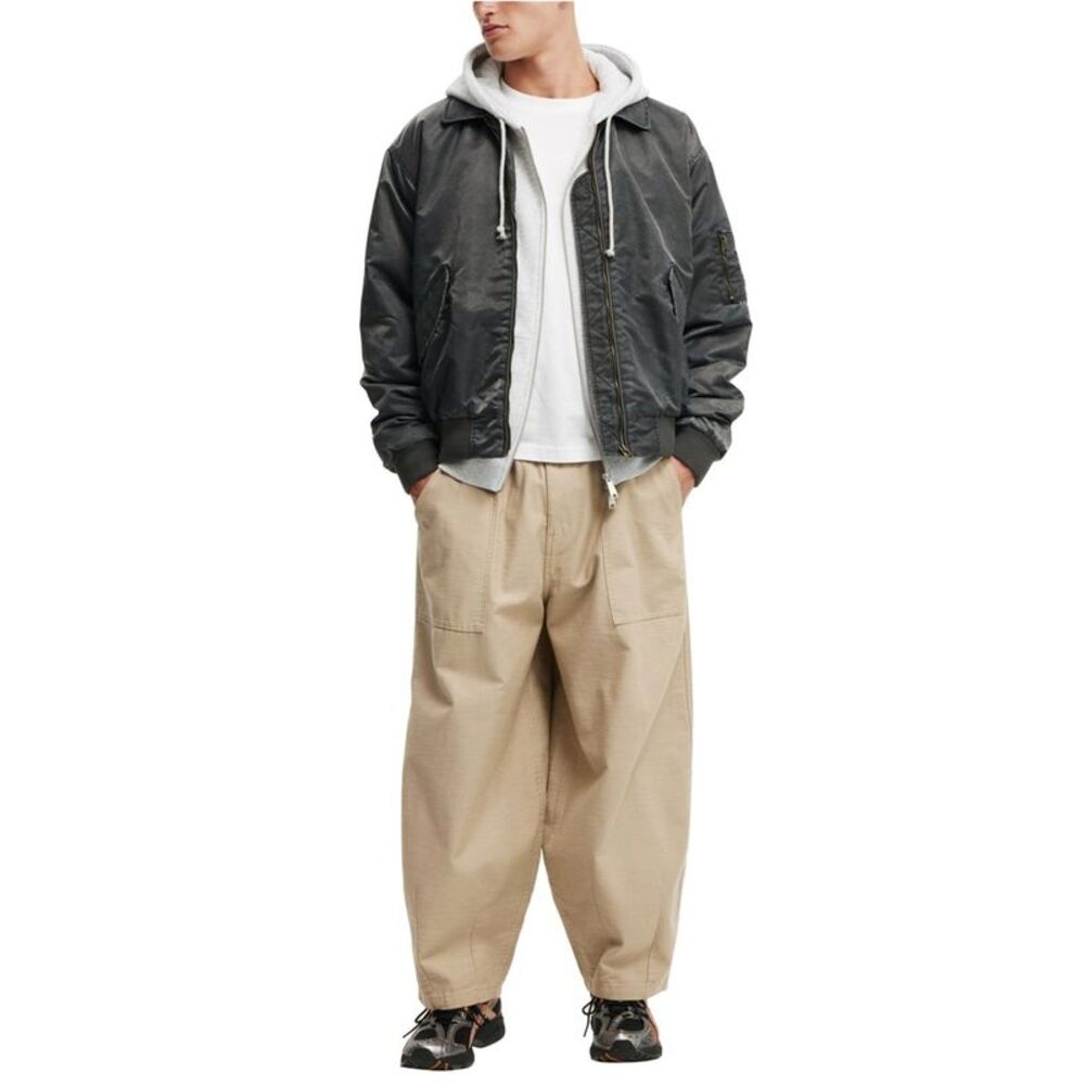 Cotton On Mens Super Baggy Balloon Wide Leg Loose Utility Casual Pants, NWT